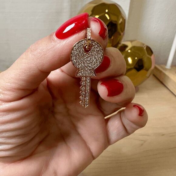 PREMIER DESIGNS Rose Gold Tone‎ Crystals Pendant - Picture 4 of 6